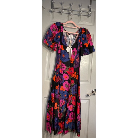 Anthropologie Sebastienne Midi Dress By Tracy Reese Hope For Flowers NWT SZ S - Picture 6 of 14